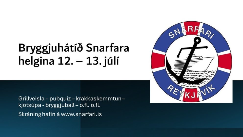 Bryggjuhátíð 12. - 13. júlí
