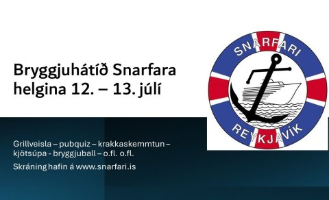 Bryggjuhátíð 12. - 13. júlí